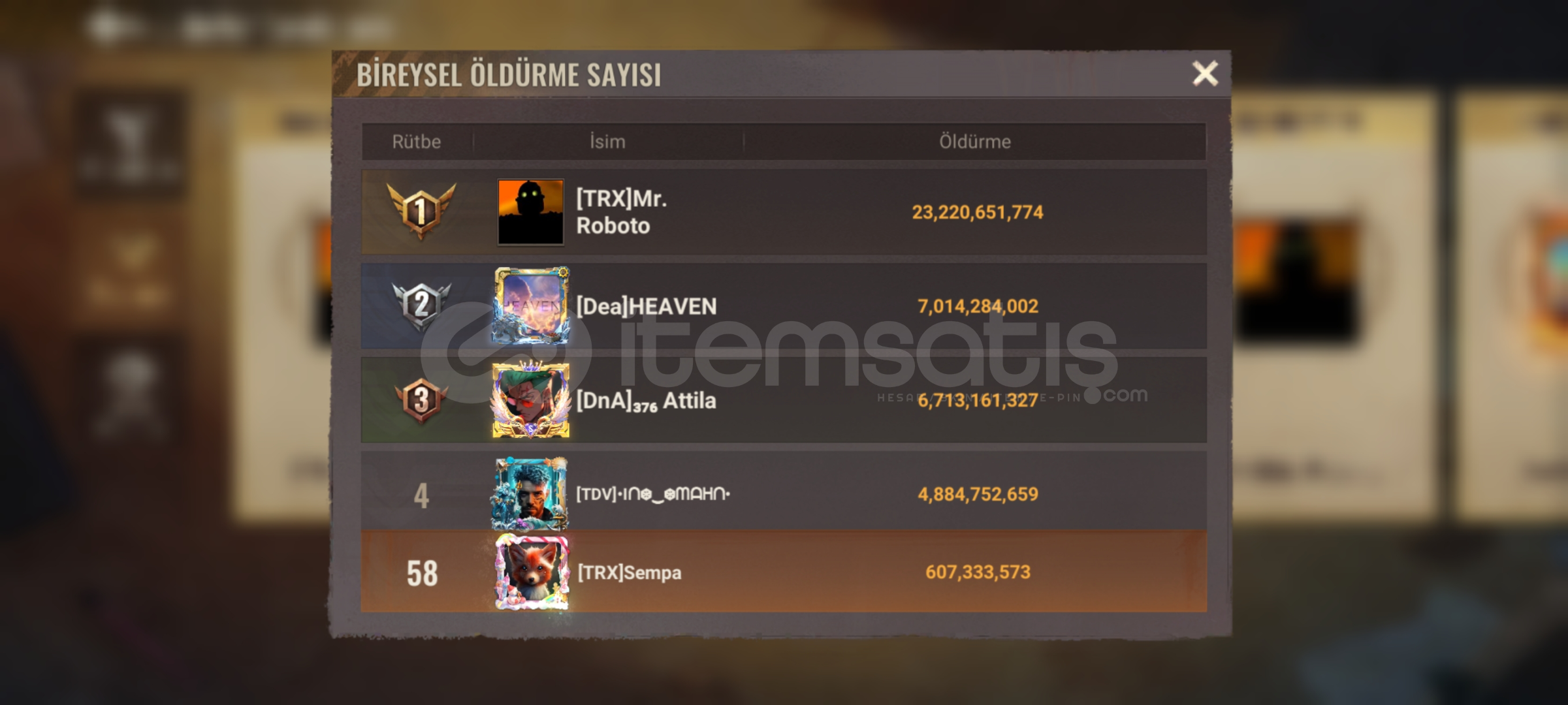 4 yıllık hesap satılık