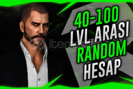 40-100 LvL Arası Random hesap