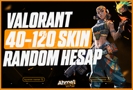 40-120 SKİN RANDOM HESAP VALORANT