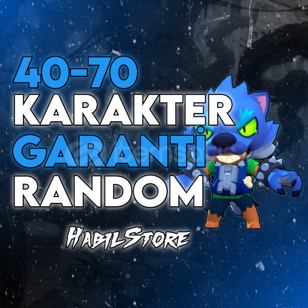 ⭐40-70 KARAKTER RANDOM⭐ ⭐40-70 KARAKTER RANDOM⭐