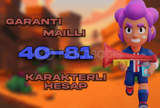 40-81 KARAKTER GARANTİLİ | MAIL DEĞİŞEN HESAP