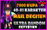 [40-81 Karakter] Mail Değişen 10k Kupalı