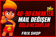 40-90 KARAKTER MAİL DEĞİŞEN DOLU HESAPLAR!