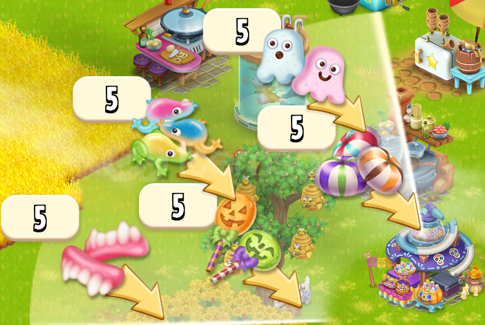 40 Adet Cadılar Bayramı Atalyösi Malzemesi  40 Adet Cadılar Bayramı Atalyösi Malzemesi