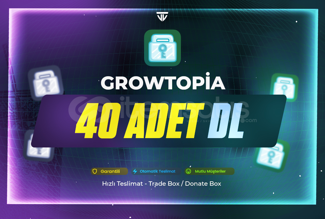 40 Adet - Diamond Lock | Growtopia 40 Adet - Diamond Lock | Growtopia