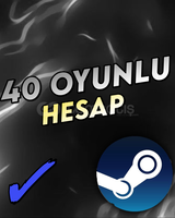 40 DAN FAZLA OYUNLU STEAM HESABI