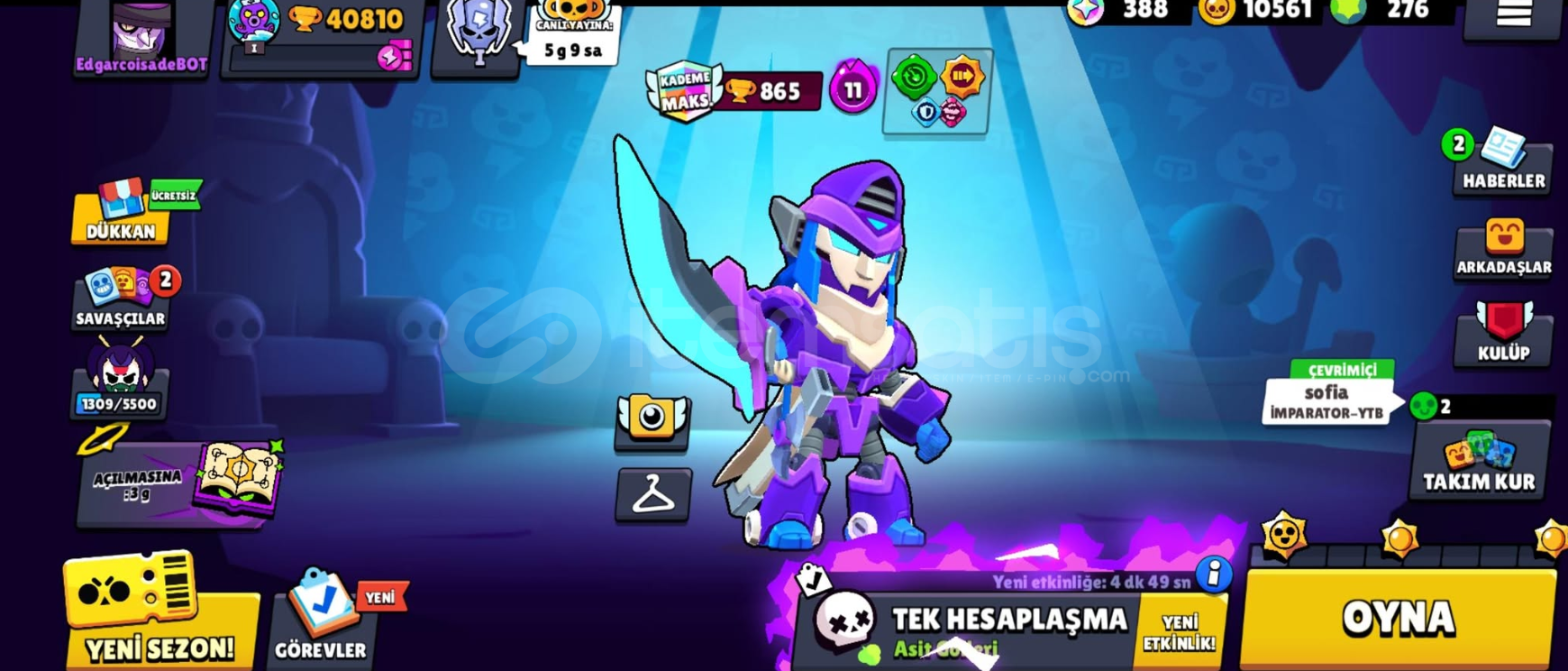 41 K HESAP DOP DOLU +CLASH ROYALE 6300  41 K HESAP DOP DOLU +CLASH ROYALE 6300