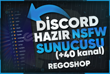 ⭐ (+40 KANAL) VİDEOLU HAZIR NSFW SUNUCUSU