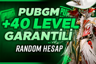 ⭐️+40 LEVEL GARANTİ PUBGMOBİLE RANDOM HESAP