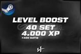 40 SET / 4000 XP - STEAM LEVEL BOOST