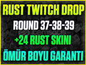 ⭐️☘️24 SKİN❤️Round 37-38-39 Twitch Drop❤️