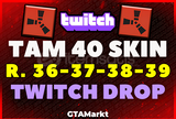 ⭐️40 SKIN ❤️Round 36-37-38-39❤️ Twitch DROP ⭐️