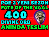 ⭐️400 DIVINE ORB-FATE OF THE VAAL-Yeni SEZON