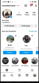 400 Takipçili Vip erkek hesabi