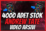 4000 Adet Stok Andrew Tate Video Arşivi