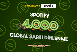4.000 Global Spotify Dinlenme (Premium)