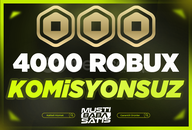 ⭐ 4000 Robux + Komisyonsuz