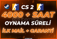 ⭐4000+ SAAT CS2 STEAM HESAP⭐ +İLK MAİL❤️