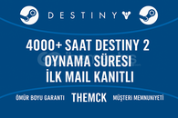 ⭐️4000+ SAAT DESTİNY 2❤️+İLK MAİL❤️