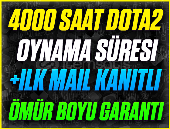 ⭐️4000+ SAAT DOTA 2 STEAM❤️+İLK MAİL❤️ ⭐️4000+ SAAT DOTA 2 STEAM❤️+İLK MAİL❤️