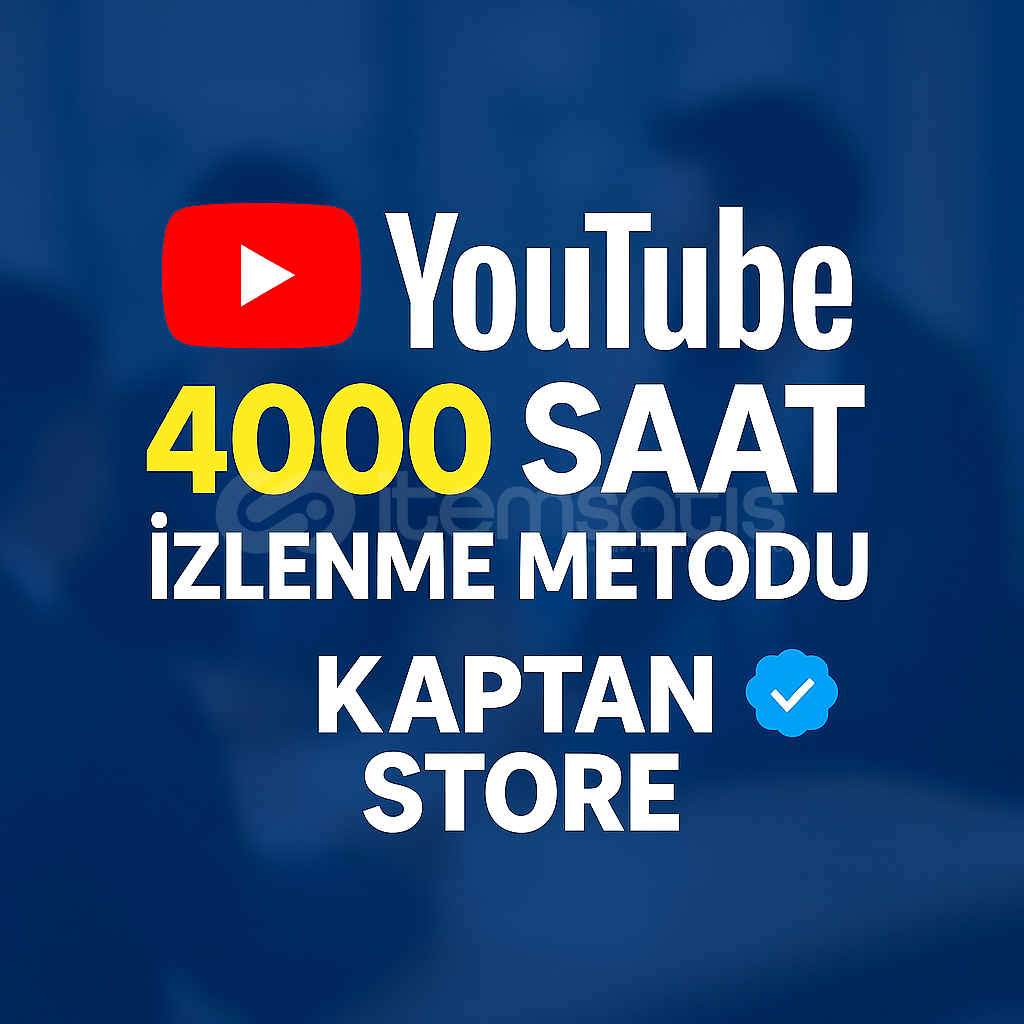 4000 SAAT İZLENME METHODU !! ( ŞOK KAMPANYA ) 4000 SAAT İZLENME METHODU !! ( ŞOK KAMPANYA )