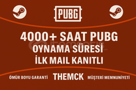⭐4000+ SAAT PUBG❤️+İLK MAİL KANITLI❤️