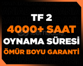 ☢️4000+ SAAT TF 2 STEAM☢️GARANTİ