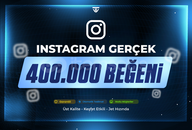 400.000 Gerçek Beğeni - Garantili - Instagram