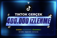400.000 Tiktok İzlenme | Garanti | Jet Hızında