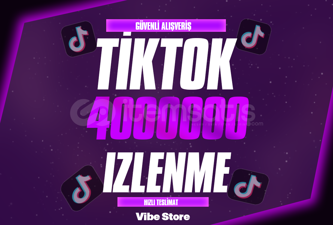 4.000.000 TikTok İzlenme - ANINDA 4.000.000 TikTok İzlenme - ANINDA