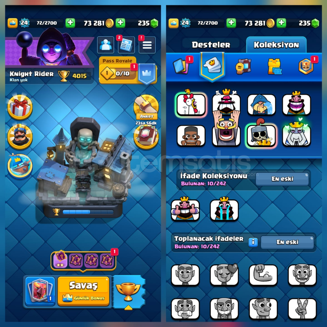 4015Kupa 90Kart 10İfade 1Kule İsimHakkı 4015Kupa 90Kart 10İfade 1Kule İsimHakkı