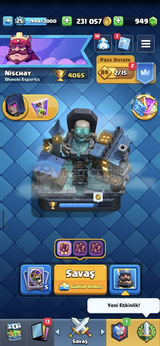 ⭐️ 4065 Kupa ⭐️ 76 Kart ⭐️ 1 Evrim ⭐️