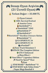 40KLIK DEĞERLİ STEAM HESABI!