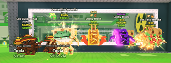 40x Karışık Lucky Block +1x ques 1x los cucarac