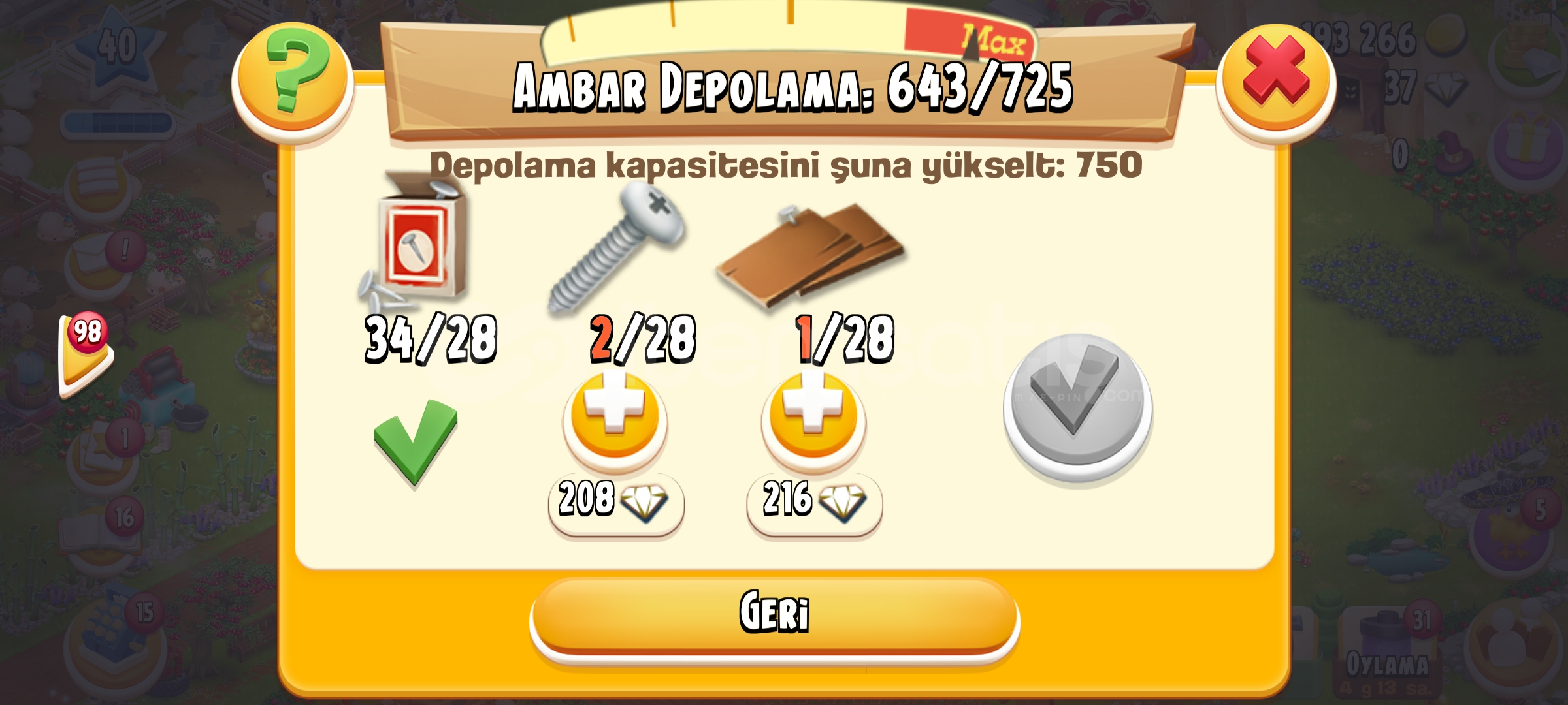 41 SEVİYE 190 K ALTIN  41 SEVİYE 190 K ALTIN