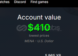 $410 DEĞERİNDEKİ STEAM HESABIM!