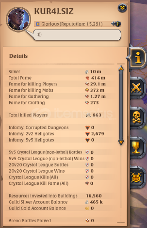410m albion hesabı