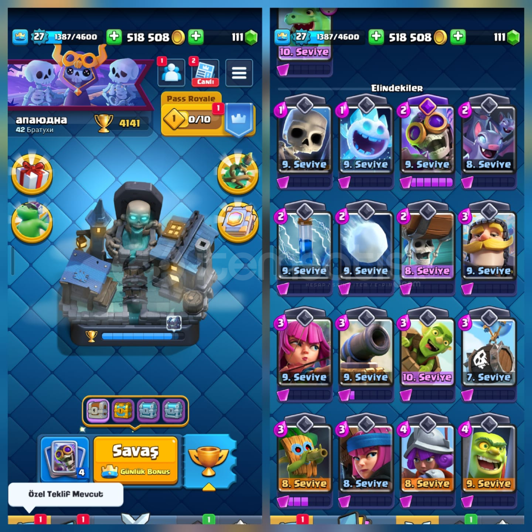 4141Kupa 80Kart 1Evrim 18İfade 3Kule İsimHakkı 4141Kupa 80Kart 1Evrim 18İfade 3Kule İsimHakkı