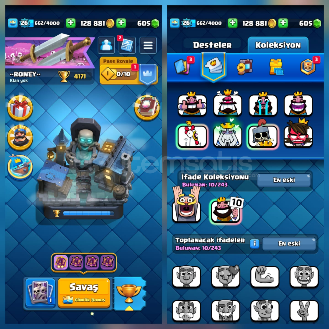 4171Kupa 96Kart 10İfade İsimHakkı 605Elmas 4171Kupa 96Kart 10İfade İsimHakkı 605Elmas