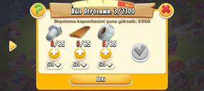 42 LVL 2300 AGİL 1000 AMBAR DEPOLU HESAP 