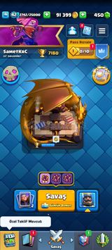 42 SEVİYE 450 TAŞ BS+COC DA İÇİNDE HEDİYE