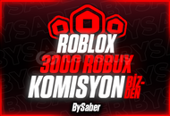 (4286) 3000 Robux (Komisyon Bizden)