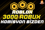 ⭐️[4286] 3000 ROBUX | KOMİSYON BİZDEN!⭐️