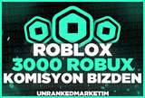 ⭐(4286) 3000 Robux - KOMİSYON BİZDEN⭐