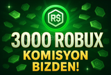 ⚡ (4286) 3000 ROBUX | KOMİSYON BİZDEN