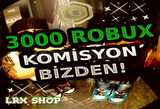 ⭐[4286] 3000 ROBUX KOMİSYON BİZDEN⭐