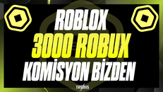 (4286) 3000 Robux - Komisyon Bizden (4286) 3000 Robux - Komisyon Bizden