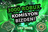 ⭐[4286] 3000 ROBUX KOMİSYON BİZDEN⭐