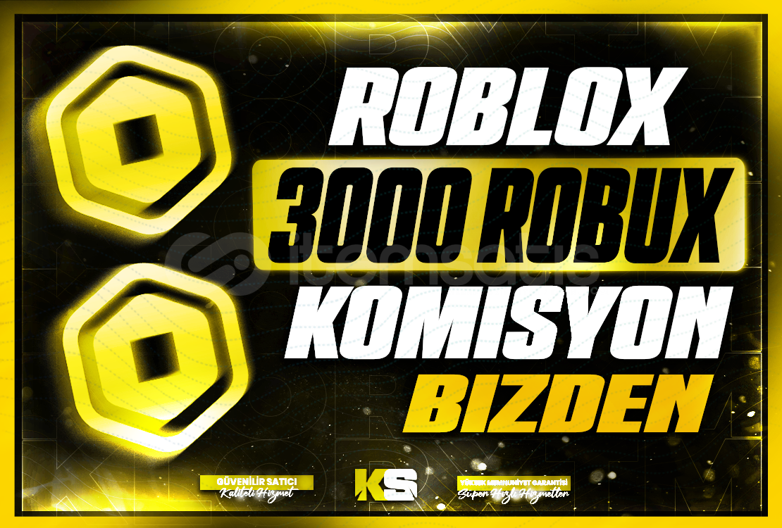 ☘️ (4287) 3000 Robux - Komisyon Bizden ☘️ (4287) 3000 Robux - Komisyon Bizden