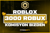⚡4287⚡ (3000) ROBUX KOMİSYON BİZDEN SORUNSUZ